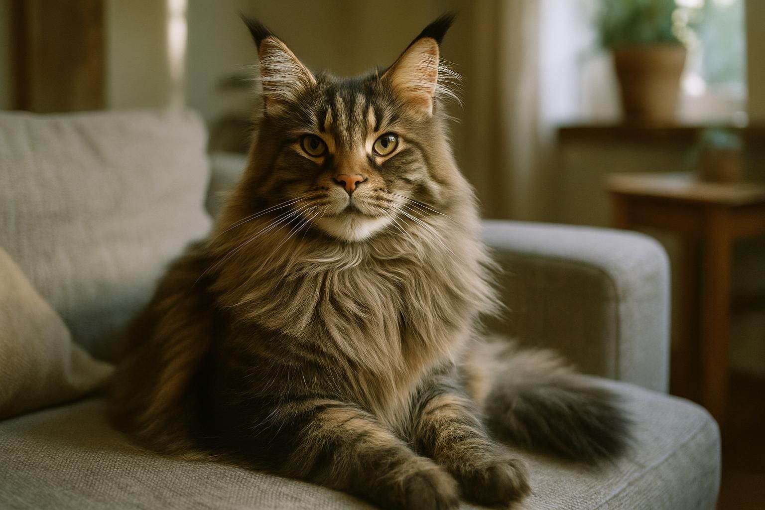 découvrez le maine coon, ce chat géant au grand cœur, célèbre pour sa taille impressionnante et son caractère doux et affectueux.